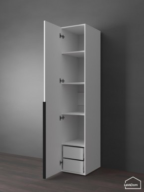 Шкаф Linnea MHR-1-4 2050х400х510 (Белый-М 11.1.1) в Екатеринбурге - mebel24.online | фото 5