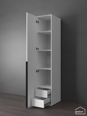 Шкаф Linnea MHR-1-4 2050х400х510 (Белый-М 11.1.1) в Екатеринбурге - mebel24.online | фото 6
