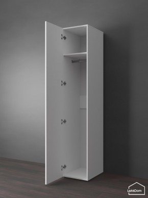 Шкаф Linnea MHR-1PO 2050х400х510 (Белый-М 11.1.2) в Екатеринбурге - mebel24.online | фото 4