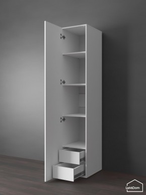 Шкаф Linnea MHR-1PO-4 2050х400х510 (Белый-М 11.1.1) в Екатеринбурге - mebel24.online | фото 4