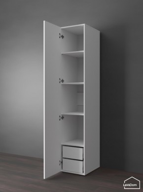 Шкаф Linnea MHR-1PO-4 2050х400х510 (Белый-М 11.1.1) в Екатеринбурге - mebel24.online | фото 5