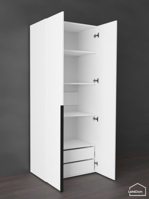 Шкаф Linnea MHR-2-4 2050х800х510 (Белый-М 11.1.2) в Екатеринбурге - mebel24.online | фото 6