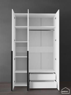 Шкаф Linnea MHR-3-2 2050х1200х510 (Белый-М 11.1.2) в Екатеринбурге - mebel24.online | фото 6