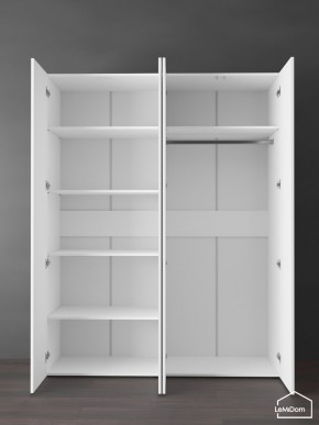 Шкаф Linnea MHR-4PO-1 2050х1600х510 (Белый-М 11.1.2) в Екатеринбурге - mebel24.online | фото 4