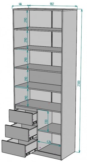 Шкаф Мальта H191 в Екатеринбурге - mebel24.online | фото 2