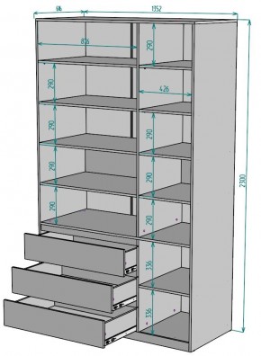 Шкаф Мальта H211 в Екатеринбурге - mebel24.online | фото 2