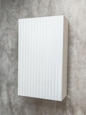 Шкаф навесной для ванной MH8-MA 600х750 (Белый-М 10.1.1) Белый глянец в Екатеринбурге - mebel24.online | фото 7