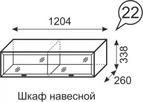 Шкаф навесной Венеция 22 бодега в Екатеринбурге - mebel24.online | фото 1
