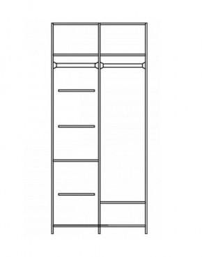 Шкаф Нинель ММ-167-01/03 в Екатеринбурге - mebel24.online | фото 3