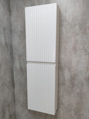 Шкаф пенал навесной для ванной MH11-MA 450х1548 (Белый-М 10.1.1) Белый глянец в Екатеринбурге - mebel24.online | фото 7