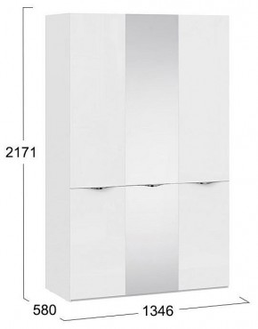 Шкаф платяной Глосс СМ-319.07.432 в Екатеринбурге - mebel24.online | фото 4