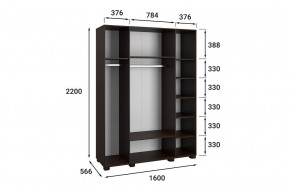 Шкаф платяной Монблан МБ-25К в Екатеринбурге - mebel24.online | фото 9