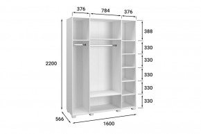 Шкаф платяной Монблан МБ-25К в Екатеринбурге - mebel24.online | фото 3