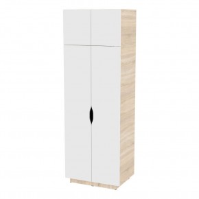 Шкаф "Аврора (H37)" (ДСС-Белый) в Екатеринбурге - mebel24.online | фото