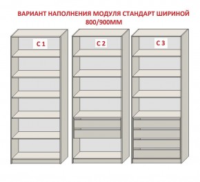 Шкаф распашной серия «ЗЕВС» (PL3/С1/PL2) в Екатеринбурге - mebel24.online | фото 6