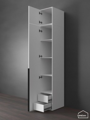 Шкаф с антресолью Linnea MHR-1A-4 2450х400х510 (Белый-М 11.1.1) в Екатеринбурге - mebel24.online | фото 5