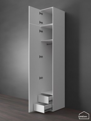 Шкаф с антресолью Linnea MHR-1POA-3 2450х400х510 (Белый-М 11.1.2) в Екатеринбурге - mebel24.online | фото 6