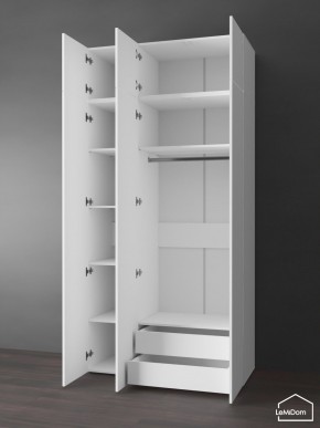 Шкаф с антресолью Linnea MHR-3POA-2 2450х1200х510 (Белый-М 11.1.2) в Екатеринбурге - mebel24.online | фото 5