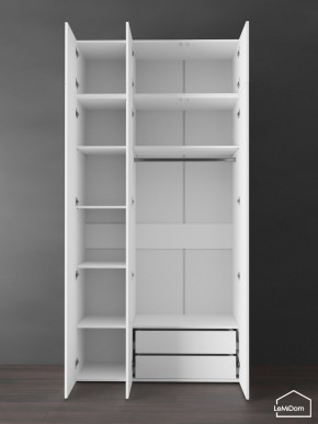 Шкаф с антресолью Linnea MHR-3POA-2 2450х1200х510 (Белый-М 11.1.2) в Екатеринбурге - mebel24.online | фото 6