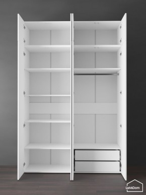 Шкаф с антресолью Linnea MHR-4POA-2 2450х1600х510 (Белый-М 11.1.1) в Екатеринбурге - mebel24.online | фото 5