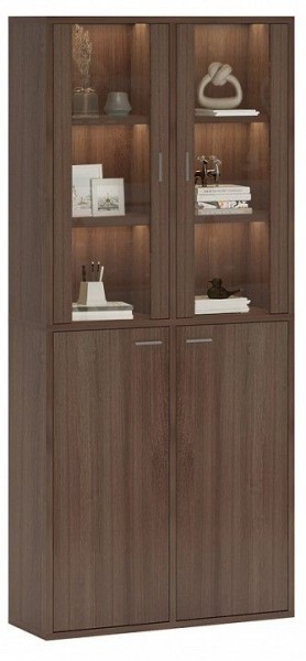 Шкаф-витрина Домино СУ(ш2в2)+2ФС+2ФГ в Екатеринбурге - mebel24.online | фото 2