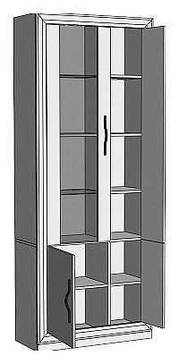 Шкаф-витрина Нобиле ШВтВ-ФСД-ФГК в Екатеринбурге - mebel24.online | фото 2