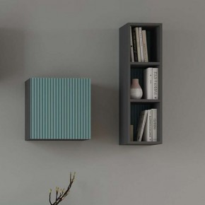 Сириния Куб 2 серый графит/МДФ бриз в Екатеринбурге - mebel24.online | фото 3