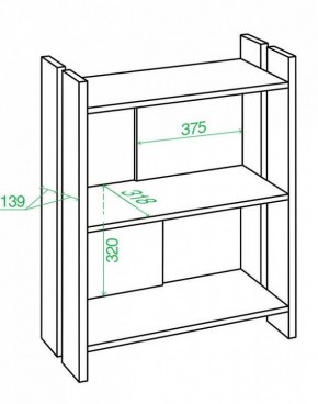 Стеллаж Домино Лайт СТЛ-ОН в Екатеринбурге - mebel24.online | фото 2