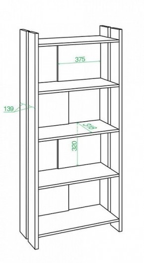 Стеллаж Домино Лайт СТЛ-ОВ в Екатеринбурге - mebel24.online | фото 2