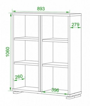 Стеллаж Домино ПУ-50-1 в Екатеринбурге - mebel24.online | фото 2