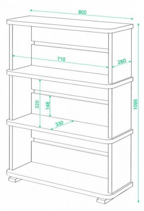 Стеллаж Домино СБ-25/3 в Екатеринбурге - mebel24.online | фото 3