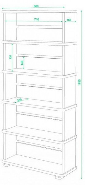 Стеллаж Домино СБ-25/5 в Екатеринбурге - mebel24.online | фото 2