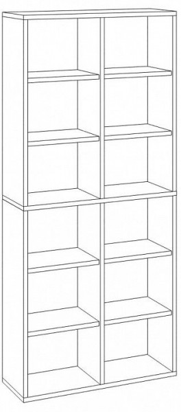 Стеллаж Домино СУ(ш2в2) в Екатеринбурге - mebel24.online | фото 3