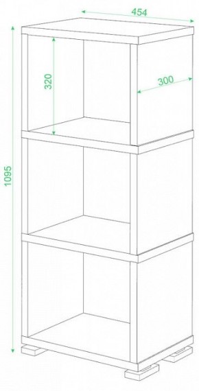 Стеллаж-колонка Домино Лайт СБ-15/3 в Екатеринбурге - mebel24.online | фото 2