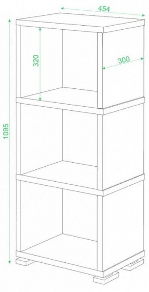 Стеллаж-колонка Домино СБ-15/3 в Екатеринбурге - mebel24.online | фото 2