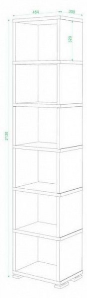 Стеллаж-колонка Домино СБ-15/6 в Екатеринбурге - mebel24.online | фото 3