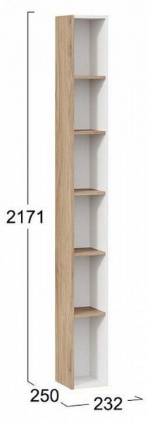 Стеллаж-колонка Порто ТД-393.07.25 в Екатеринбурге - mebel24.online | фото 5
