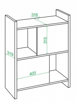 Стеллаж комбинированный Домино Лайт СТЛ-3Н в Екатеринбурге - mebel24.online | фото 2