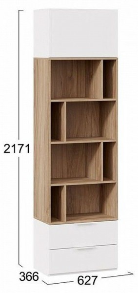 Стеллаж комбинированный Порто Исп. 2 ТД-393.07.20 в Екатеринбурге - mebel24.online | фото 5