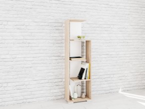 Стеллаж Ромео-6 Дуб сонома/Белый в Екатеринбурге - mebel24.online | фото