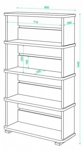 Стеллаж СБ-25/4 в Екатеринбурге - mebel24.online | фото 2