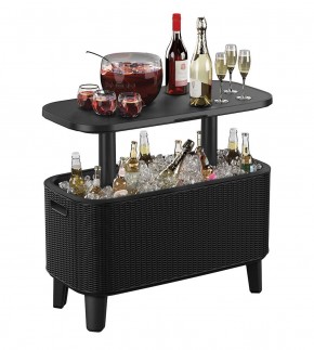 Стол Беви Бар (Bevy Bar Large Cool Bar), графит в Екатеринбурге - mebel24.online | фото 3