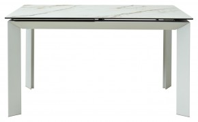 Стол CREMONA 160 KL-188 Контрастный мрамор / белый каркас, ®DISAUR в Екатеринбурге - mebel24.online | фото 8