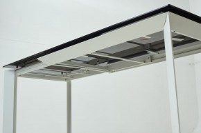 Стол CREMONA 160 KL-188 Контрастный мрамор / белый каркас, ®DISAUR в Екатеринбурге - mebel24.online | фото 9