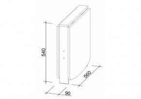 Стол деревянный СтК6 110х56х54 венге высота 54 см в Екатеринбурге - mebel24.online | фото