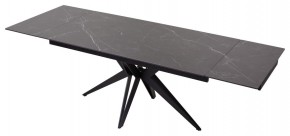 Стол FORIO 160 MATT BLACK MARBLE SOLID CERAMIC / BLACK, ®DISAUR в Екатеринбурге - mebel24.online | фото 5