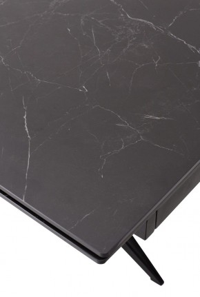 Стол FORIO 160 MATT BLACK MARBLE SOLID CERAMIC / BLACK, ®DISAUR в Екатеринбурге - mebel24.online | фото 9