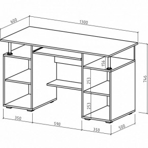 Стол компьютерный Амбер в Екатеринбурге - mebel24.online | фото 3