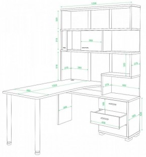 Стол компьютерный Домино нельсон СР-420/150 в Екатеринбурге - mebel24.online | фото 2