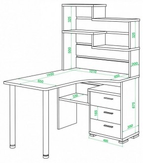 Стол компьютерный Домино СР-132-140 в Екатеринбурге - mebel24.online | фото 2